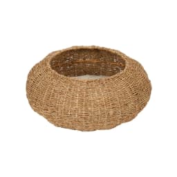 image-Indoor Wicker Cat or Small Dog Bed Basket & Cushion ST-N10003-UK