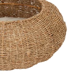 image-Indoor Wicker Cat or Small Dog Bed Basket & Cushion ST-N10003-UK