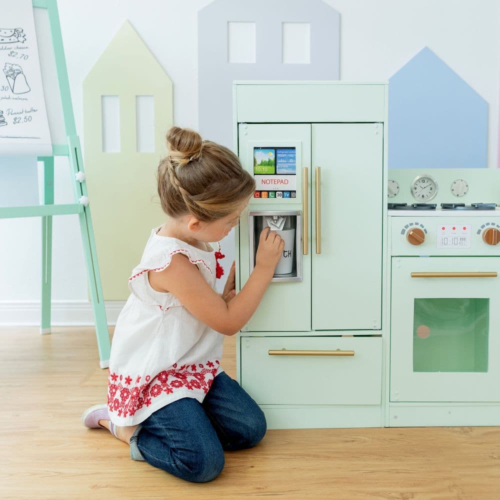 image-Childrens Little Chef Chelsea Wooden Play Kitchen Mint TD-12302M