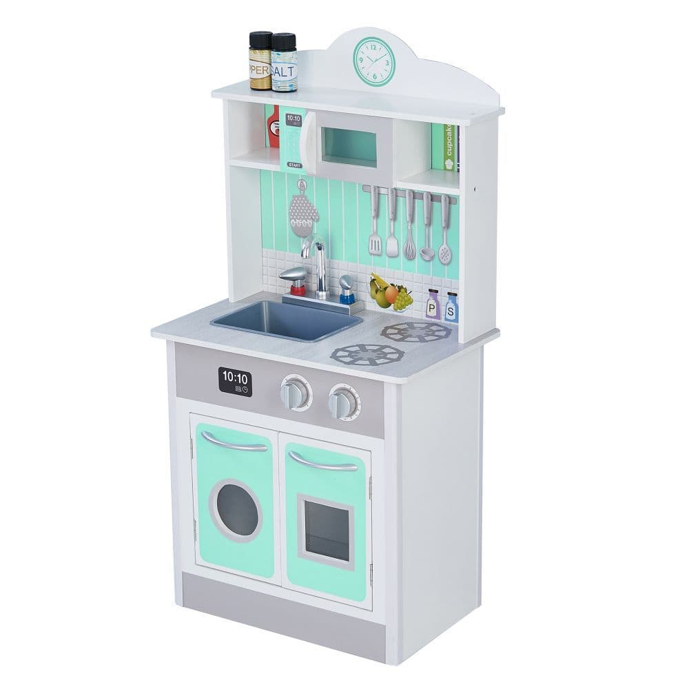 image-Mint Wooden Toy Kitchen for Little Chefs by Play Kitchen TD-12385M