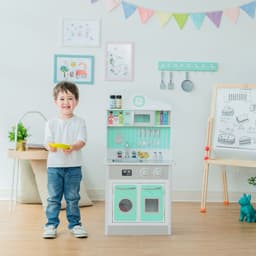 image-Mint Wooden Toy Kitchen for Little Chefs by Play Kitchen TD-12385M