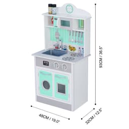 image-Mint Wooden Toy Kitchen for Little Chefs by Play Kitchen TD-12385M