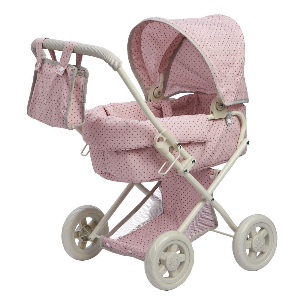 image-Baby 16" Doll Pram Stroller Buggy Pushchair Toy Gift by Olivia's World OL-00003
