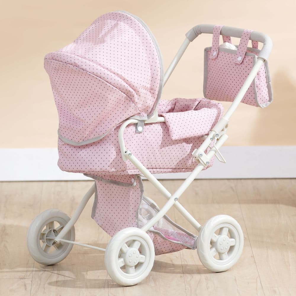 image-Baby 16" Doll Pram Stroller Buggy Pushchair Toy Gift by Olivia's World OL-00003