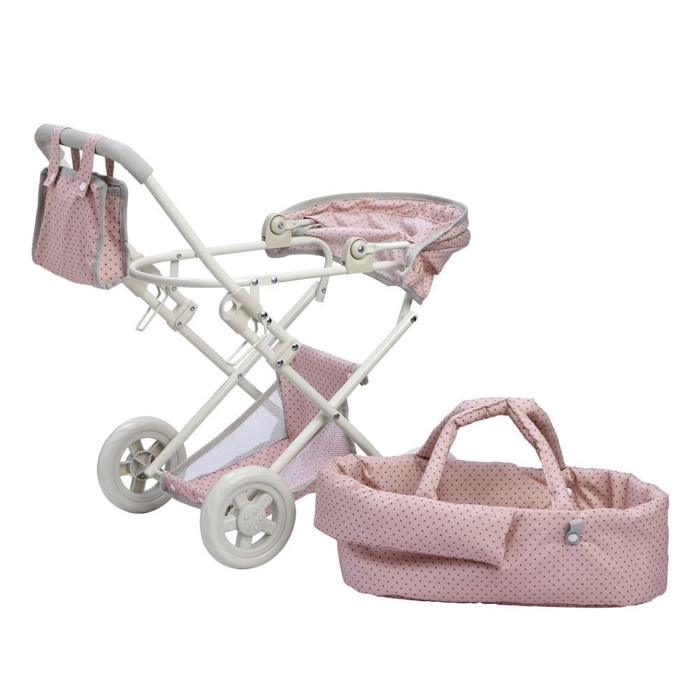 image-Baby 16" Doll Pram Stroller Buggy Pushchair Toy Gift by Olivia's World OL-00003
