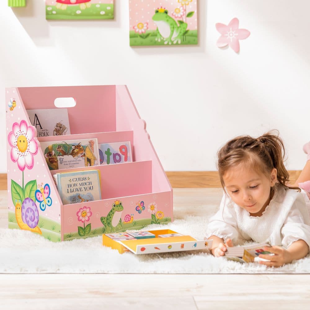 image-Fantasy Fields Kids Garden Bookshelf Bookcase Toy Organiser Storage TD-13142A