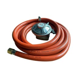 image-UK Propane Gas Regulator Standard Clip On & Hose for Gas Fire Pits