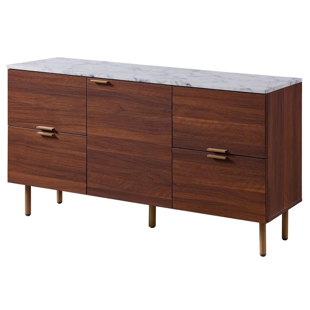 image-Ashton Large Wooden Sideboard Cabinet, TV Unit, Buffet Storage