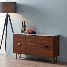 image-Ashton Large Wooden Sideboard Cabinet, TV Unit, Buffet Storage