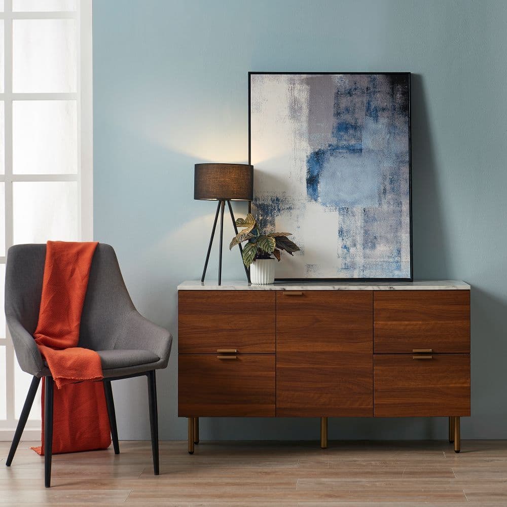 image-Ashton Large Wooden Sideboard Cabinet, TV Unit, Buffet Storage