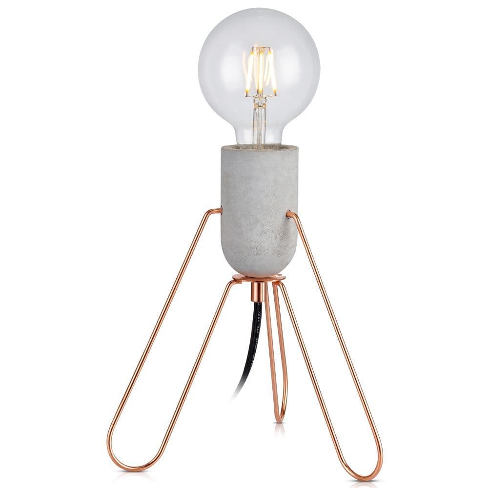 image-Piccola Table Lamp, Reading Desk Light, Modern Lighting, Rose Gold