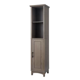 image-Wooden Bathroom Tall Linen Tower Storage Cabinet EHF-F0012