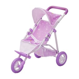 image-Olivia's Little World Dolls Star Pram Stroller Pushchair For Baby Dolls OL-00006