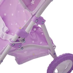image-Olivia's Little World Dolls Star Pram Stroller Pushchair For Baby Dolls OL-00006