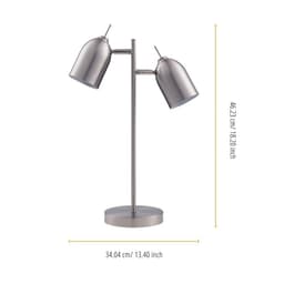 image-Mason Table Lamp & 2 Spotlights, Modern Lighting in Chrome