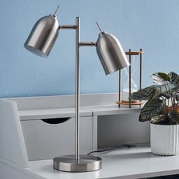 image-Mason Table Lamp & 2 Spotlights, Modern Lighting in Chrome