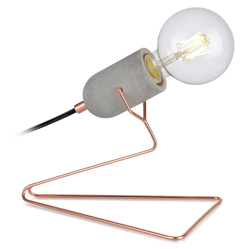 image-Pettit Table Lamp, Reading Desk Light, Modern Lighting in Rose Gold