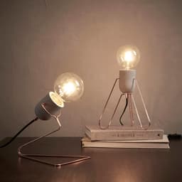 image-Pettit Table Lamp, Reading Desk Light, Modern Lighting in Rose Gold