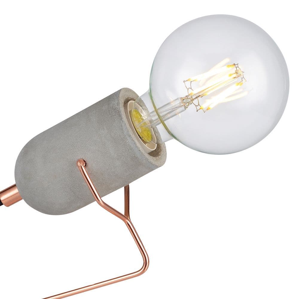 image-Pettit Table Lamp, Reading Desk Light, Modern Lighting in Rose Gold
