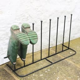 image-Steel Black Powder Coated Boot Rack