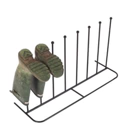 image-Steel Black Powder Coated Boot Rack