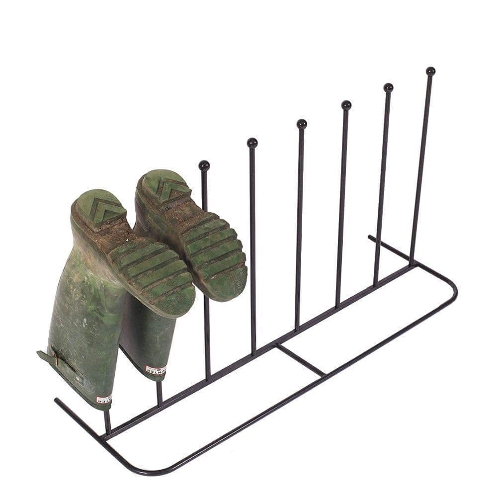 image-Steel Black Powder Coated Boot Rack