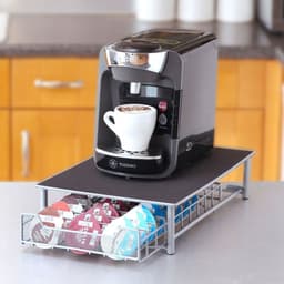 image-60 Pod Tassimo Coffee Capsule Storage Stand and Drawer