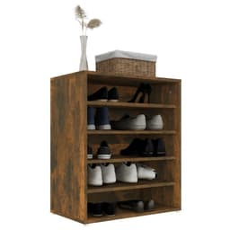 image-vidaXL Shoe Cabinet Smoked Oak 60x35x70 cm Engineered Wood