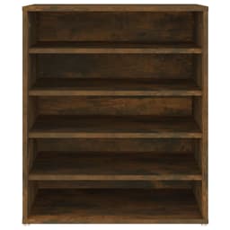 image-vidaXL Shoe Cabinet Smoked Oak 60x35x70 cm Engineered Wood