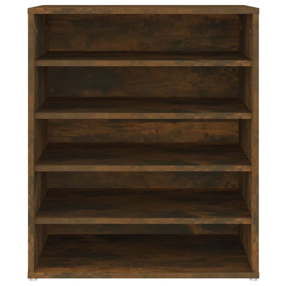 image-vidaXL Shoe Cabinet Smoked Oak 60x35x70 cm Engineered Wood