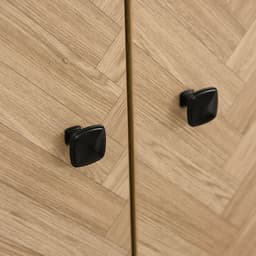 image-Wardrobe Cabinet Wood Grain 90x50x190cm-Grey/Oak