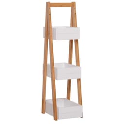 image-Bathroom A-Shape Rack, 3-Tier-Bamboo