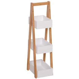 image-Bathroom A-Shape Rack, 3-Tier-Bamboo