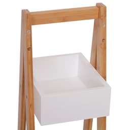 image-Bathroom A-Shape Rack, 3-Tier-Bamboo