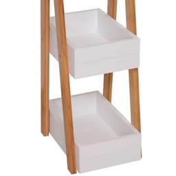 image-Bathroom A-Shape Rack, 3-Tier-Bamboo