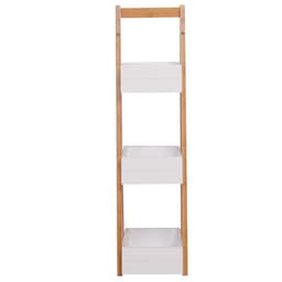 image-Bathroom A-Shape Rack, 3-Tier-Bamboo