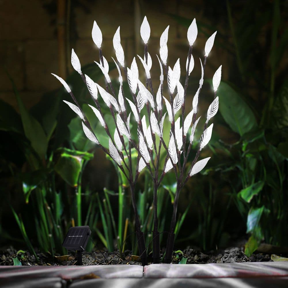 image-3Pk 60 LED Solar Branch Lights BRIGHT WHITE | DGI-1944A | AS-82384 | TWL-1582