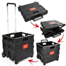 image-35KG Folding Shopping Trolley BLACK | DGI-2933A | AS-41497 | DGI-4753