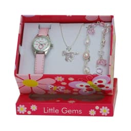 image-Ravel Little Gems Watch & Jewellery Set Pony R2213