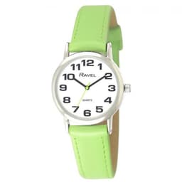 image-Ravel Women's Classic Lime Green Strap Watch R0105.13.11LA