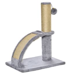 image-Cat Tree Climbing Activity Center with Scratching Massage Board Hanging Ball