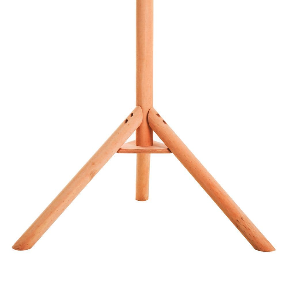 image-Wooden Bird Table Free Standing Bird Feeder Parrot Stand for Garden, Patio