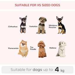 image-Pet Travel Backpack Bag Cat Puppy Dog Carrier w/ Trolley and Telescopic Handle