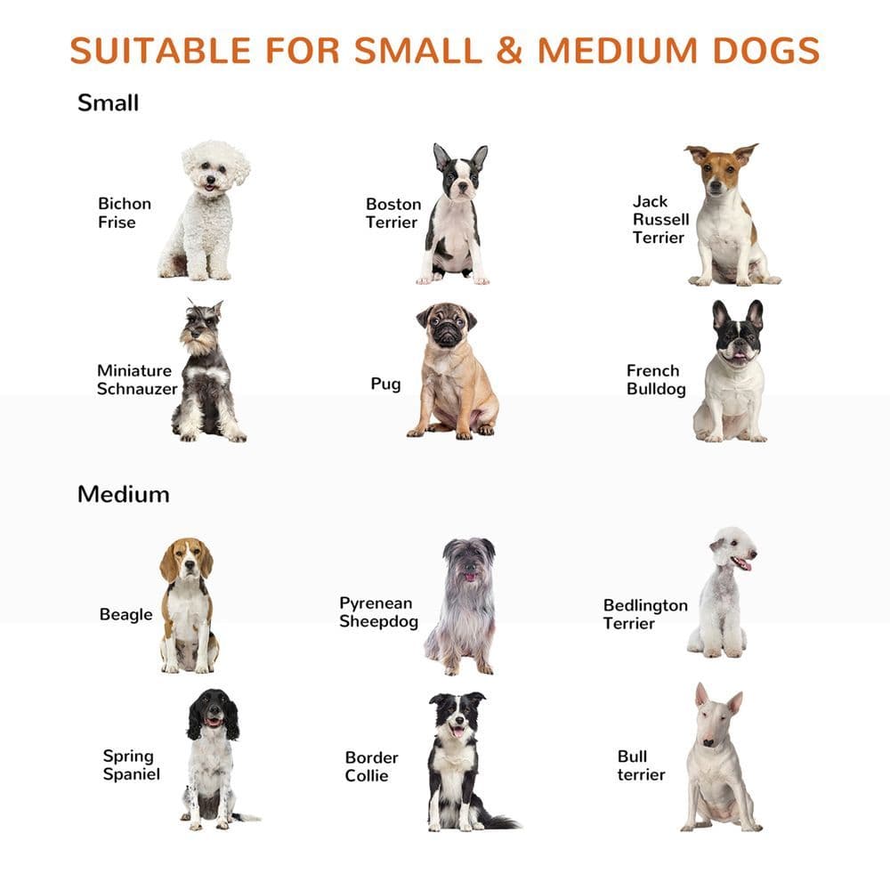 image-MDF Dog Gate Step over Panel Fence Expandable Folding w/Latch Support Feet White