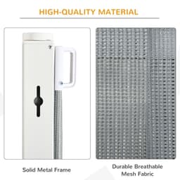 image-Retractable Safety Gate Folding Pet Barrier, for Doorways, Staircases, Hallways