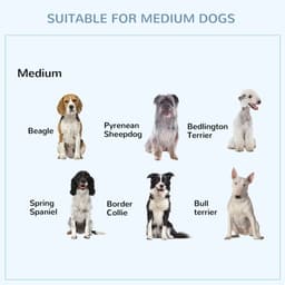 image-Dog Cage Pet Metal Heavy Duty with Wheels and Crate Tray for Kennel Black M L
