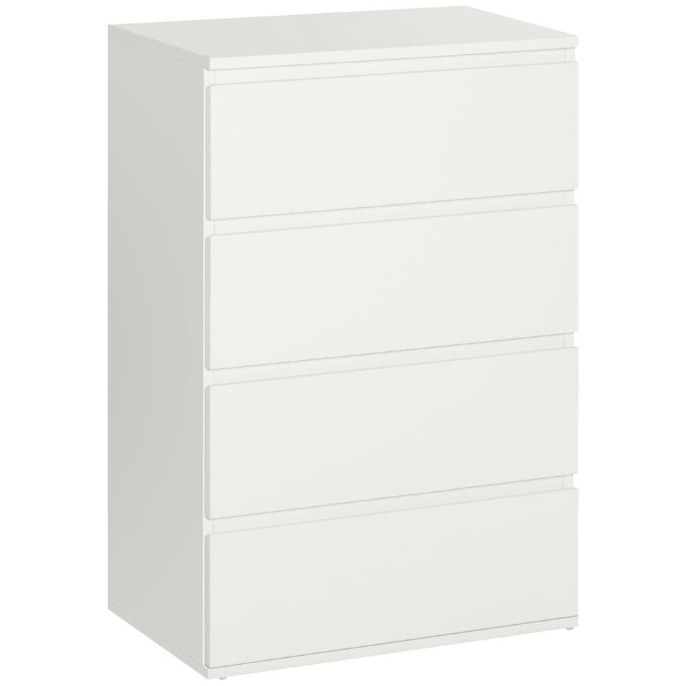 image-Chest of Drawers, 4 Drawers White
