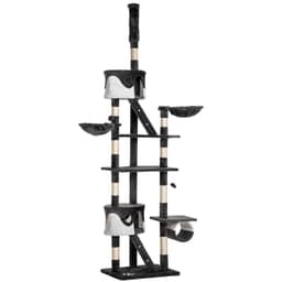 image-Large Cat Tree Scratching Post Condo Pet House Kitty Play Tunnel Toy 240 - 260H
