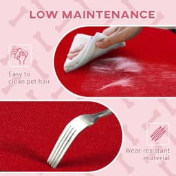image-Cooling Elevated Dog Bed Portable Raised Pet Cot for Indoor & Outdoor, Red