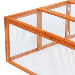 image-New Rabbit Hutch Cage with Run and Play Space Mesh Wire Safety for Outdoor